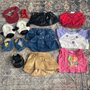 Build A Bear Early 2000s Clothing Lot
